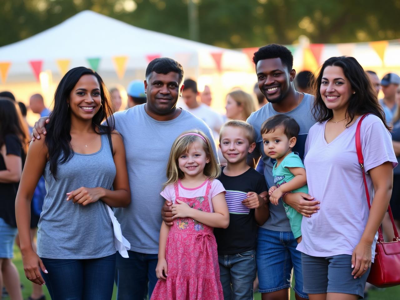 A community gathered together